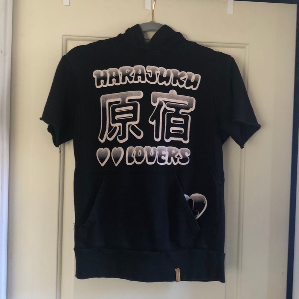 Short-Sleeve Harajuku Sweatshirt